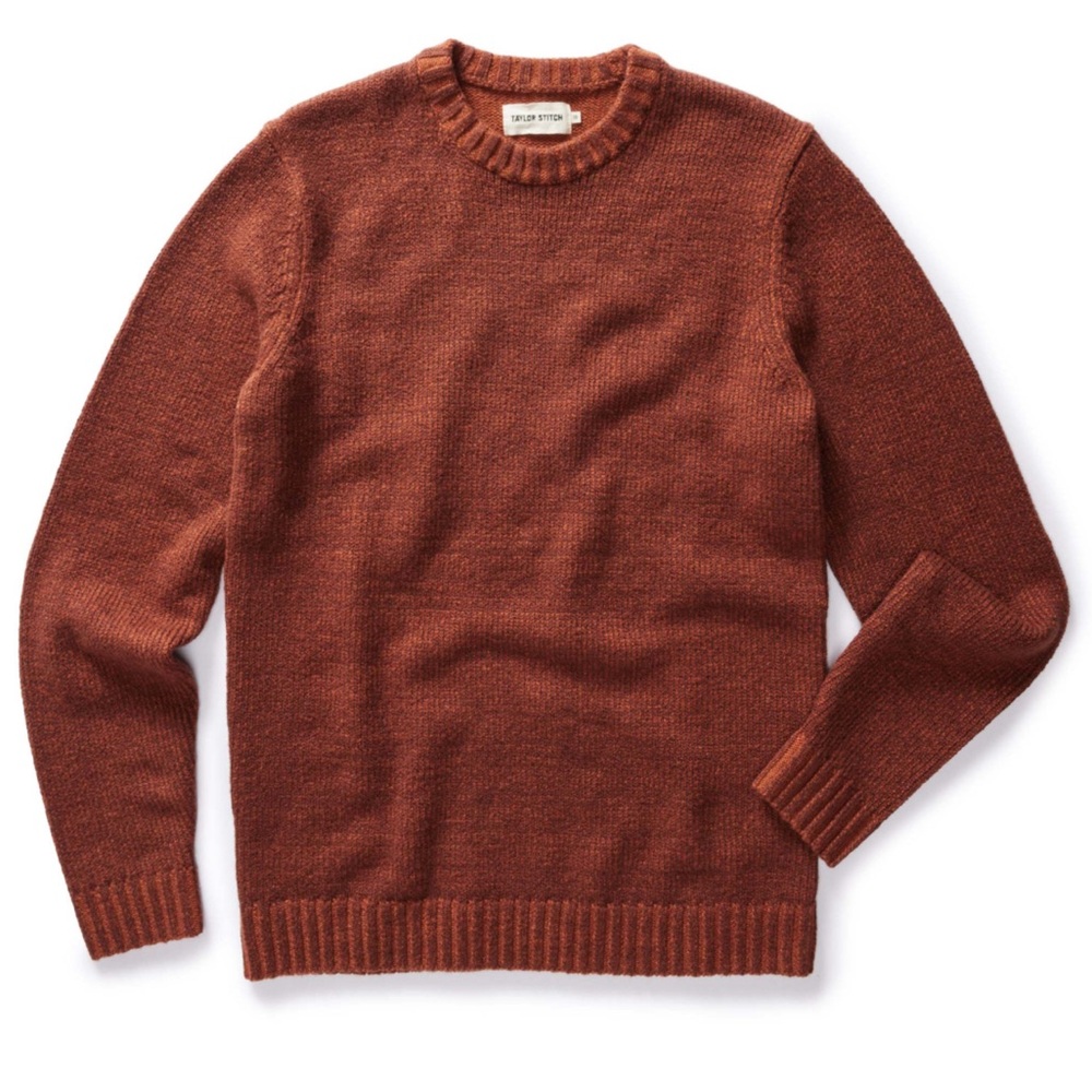 Taylor Stitch - The Headland Sweater - L NWOT - in Spiced Rum